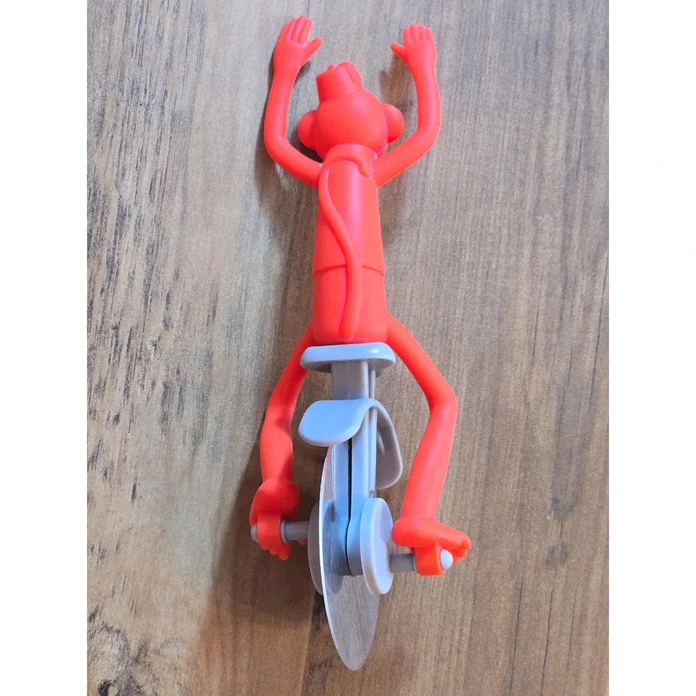 Fred & Friends PIZZA PEDDLER Monkey Unicycle Pizza Wheel
